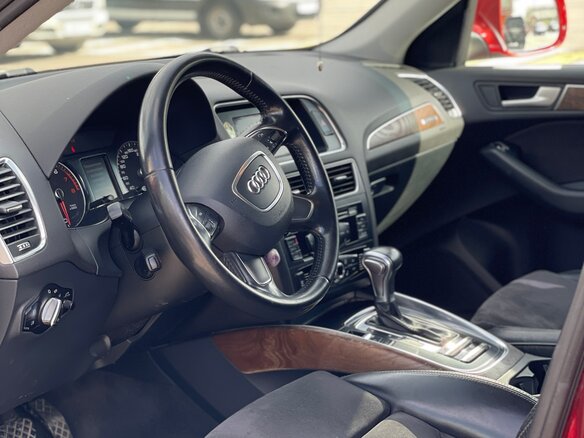 2013 Audi Q5 I (8R) Рестайлинг, красный, 1750000 рублей - вид 6