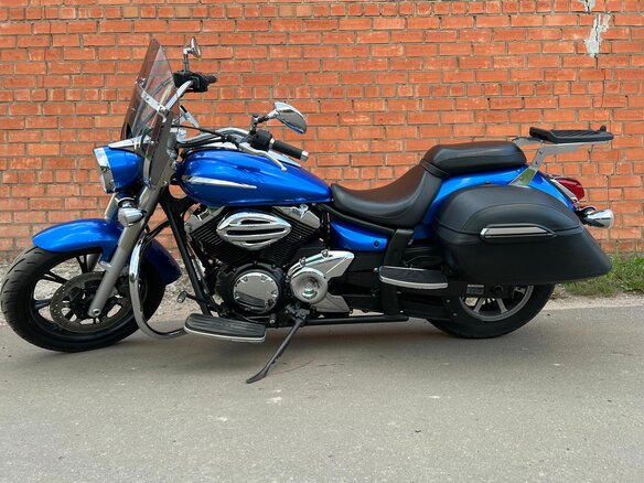 2010 Yamaha XVS950, синий - вид 12