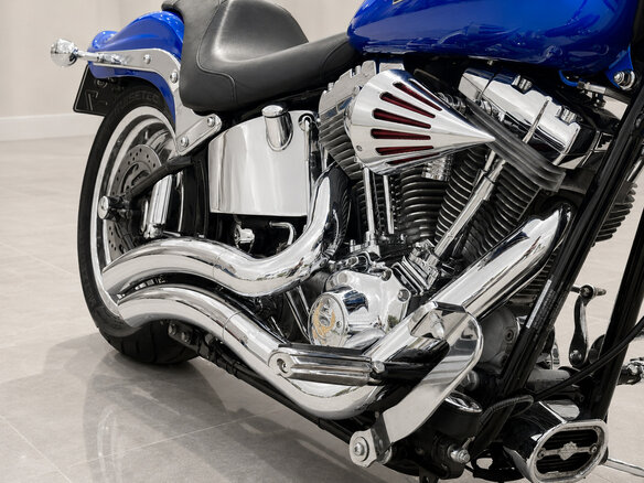 2005 Harley-Davidson Softail Standard, синий, 870000 рублей - вид 10