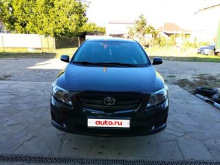 2007 Toyota Corolla X (E140, E150), чёрный, 1050000 рублей, вид 2