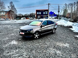 2019 Lada (ВАЗ) Granta I Рестайлинг, коричневый, 700000 рублей, вид 1