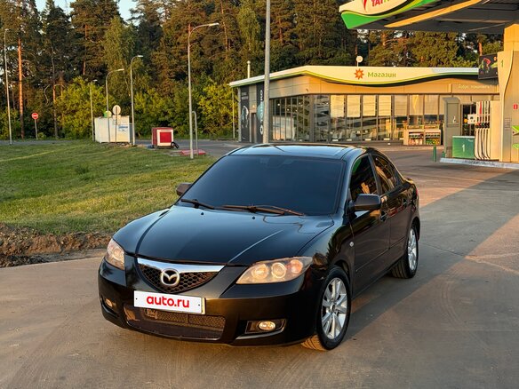 2007 Mazda 3 I (BK) Рестайлинг, чёрный, 510000 рублей