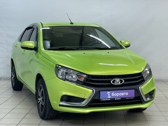 2017 Lada (ВАЗ) Vesta I, зелёный - вид 2