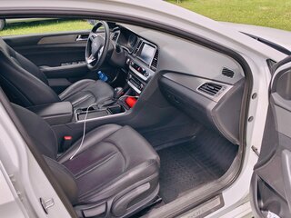 2019 Hyundai Sonata VII (LF) Рестайлинг, белый, 1920000 рублей, вид 5