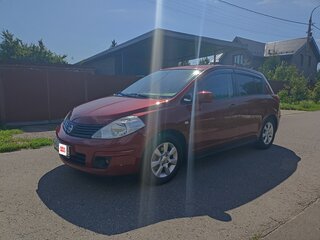 2008 Nissan Tiida I, красный, 650000 рублей, вид 3