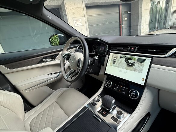 2021 Jaguar F-Pace I Рестайлинг, синий, 4990000 рублей - вид 5