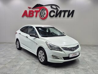 2014 Hyundai Solaris I Рестайлинг, белый, 805000 рублей, вид 1