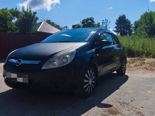 2007 Opel Corsa D, чёрный, 420000 рублей, вид 1