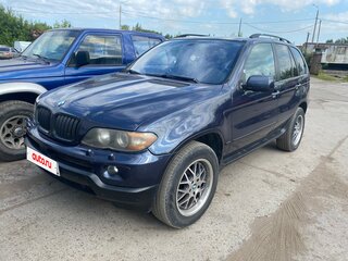 2003 BMW X5 3.0i I (E53) Рестайлинг, синий, 950000 рублей, вид 1
