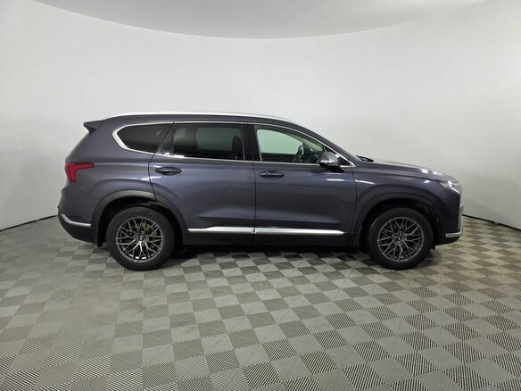 2021 Hyundai Santa Fe IV Рестайлинг, синий - вид 3