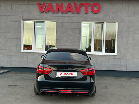 2017 Lada (ВАЗ) Vesta I, чёрный, 870000 рублей - вид 5