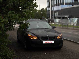 2009 BMW 5 серии 530d V (E60/E61) Рестайлинг, чёрный, 1470000 рублей, вид 4