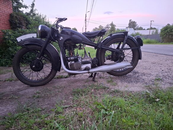 1950 BMW R 35, чёрный, 250000 рублей