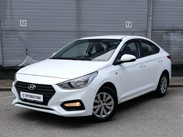 2018 Hyundai Solaris II, белый