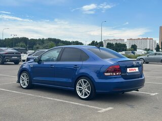 2019 Volkswagen Polo V Рестайлинг, синий, 1575000 рублей, вид 2