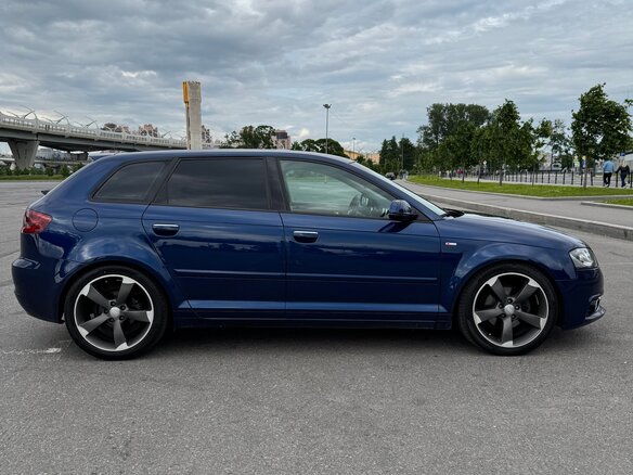 2012 Audi A3 II (8P) Рестайлинг 2, синий, 980000 рублей - вид 9
