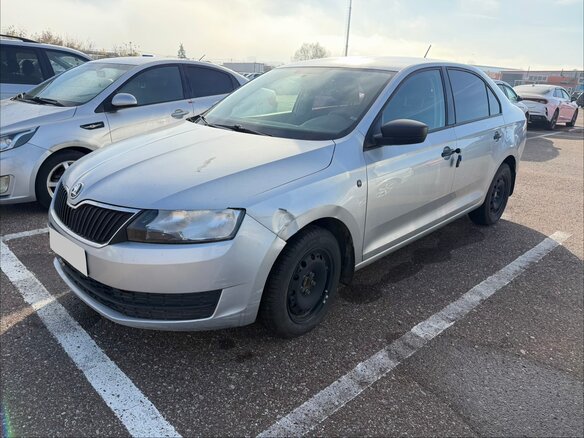 2016 Skoda Rapid I, серебристый, 890000 рублей - вид 1