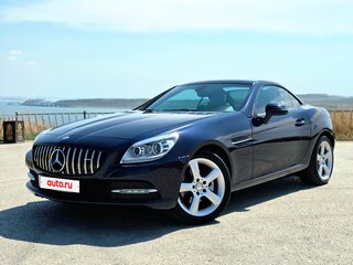 2015 Mercedes-Benz SLK-Класс 200 III (R172), синий, 3500000 рублей, вид 1