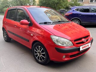 2005 Hyundai Getz I Рестайлинг, красный, 405000 рублей, вид 2
