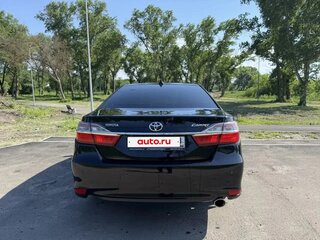 2015 Toyota Camry VII (XV50) Рестайлинг, чёрный, 1720000 рублей, вид 5