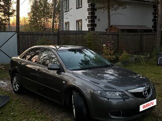 2006 Mazda 6 I (GG) Рестайлинг, серый, 400000 рублей, вид 4