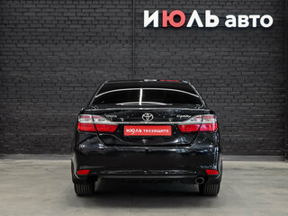 2016 Toyota Camry VII (XV50) Рестайлинг, чёрный, 1720000 рублей, вид 5