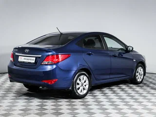 2016 Hyundai Solaris I Рестайлинг, синий, 929000 рублей, вид 5