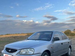 2007 Hyundai Accent ТагАЗ II, серебристый, 390000 рублей, вид 1