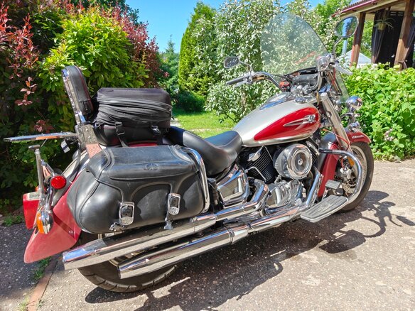 2004 Yamaha XVS1100, красный, 650000 рублей - вид 5