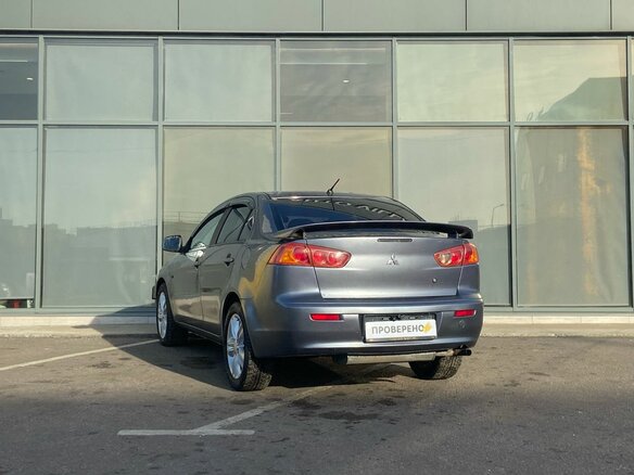 2008 Mitsubishi Lancer X, серый, 493000 рублей - вид 4