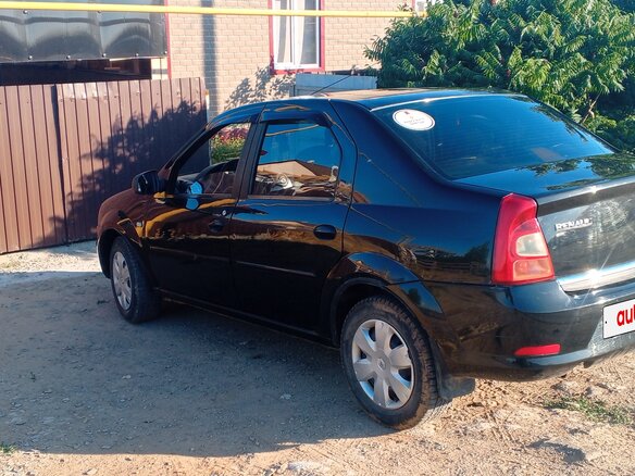 2011 Renault Logan I Рестайлинг, чёрный, 570000 рублей - вид 1
