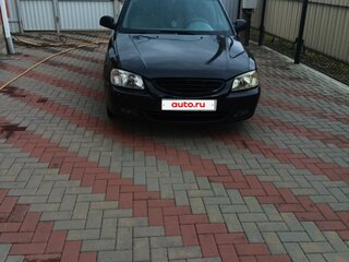 2008 Hyundai Accent ТагАЗ II, чёрный, 350000 рублей, вид 1
