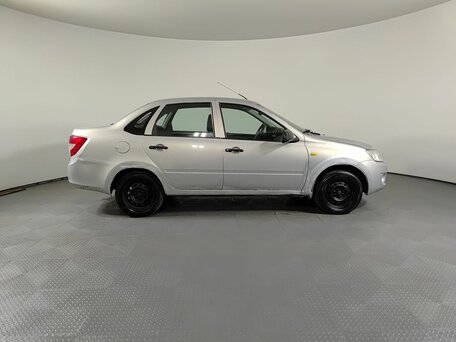 2013 Lada (ВАЗ) Granta I, серебристый, 215000 рублей, вид 4