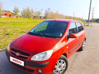 2006 Hyundai Getz I Рестайлинг, красный, 408000 рублей, вид 1