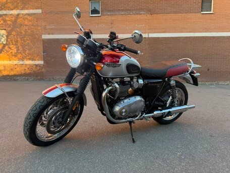 2018 Triumph Bonneville T120, пурпурный, 1000000 рублей, вид 2