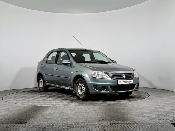 2011 Renault Logan I Рестайлинг, синий, 289000 рублей - вид 2