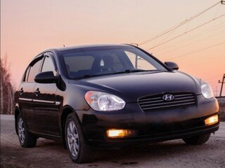 2006 Hyundai Verna II, чёрный, 500000 рублей, вид 4