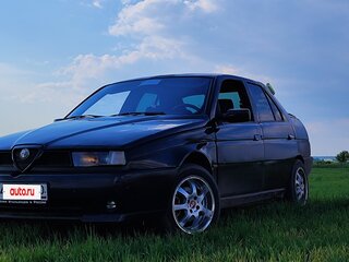1996 Alfa Romeo 155 I Рестайлинг, чёрный, 350000 рублей, вид 1