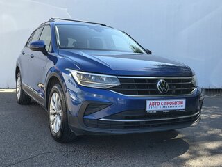 2021 Volkswagen Tiguan II Рестайлинг, синий, 2520000 рублей, вид 3