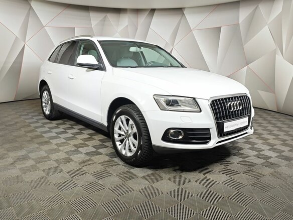 2013 Audi Q5 I (8R) Рестайлинг, белый, 1635000 рублей - вид 2