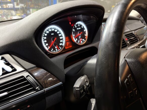 2013 BMW X6 35i I (E71) Рестайлинг, синий - вид 14