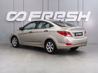 2011 Hyundai Solaris I, бежевый, 654000 рублей, вид 2