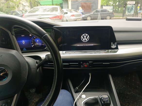 2020 Volkswagen Golf VIII, серый, 1699000 рублей - вид 22