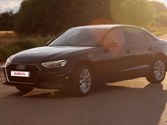 2020 Audi A4 35 TFSI V (B9) Рестайлинг, чёрный, 3100000 рублей - вид 1