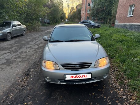 2008 Kia Spectra I Рестайлинг 2, серый, 460000 рублей, вид 1