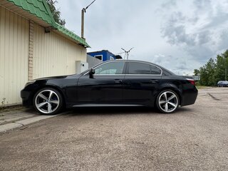 2008 BMW 5 серии 525i V (E60/E61) Рестайлинг, чёрный, 1375000 рублей, вид 2