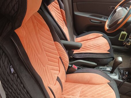 2009 Kia Rio II, оранжевый, 430000 рублей, вид 3