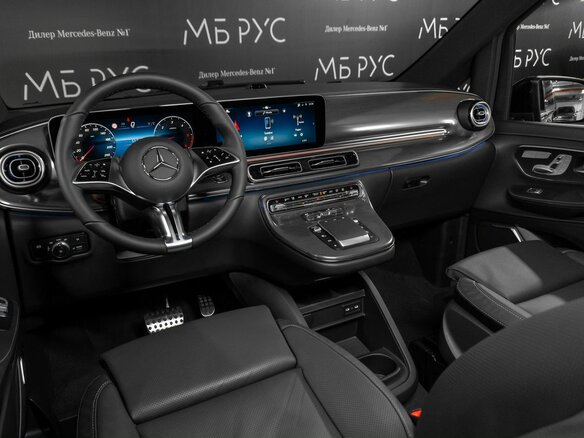 2026 Mercedes-Benz V-Класс Extra Long 300 d экстра длинный III (W447) Рестайлинг 2, чёрный, 18446400 рублей - вид 12