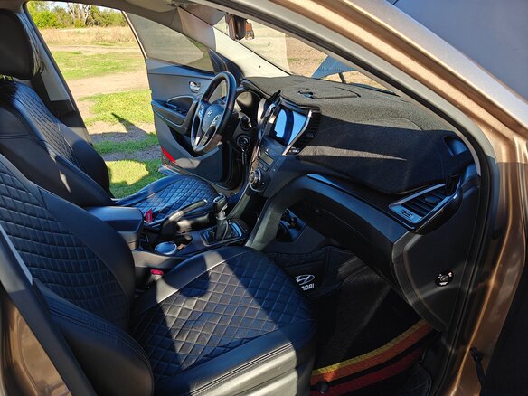 2012 Hyundai Santa Fe III, золотистый, 1600000 рублей - вид 2