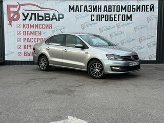 2018 Volkswagen Polo V Рестайлинг, серебристый, 1300000 рублей, вид 1